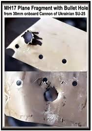 Image result for mh17 30mm bullet holes